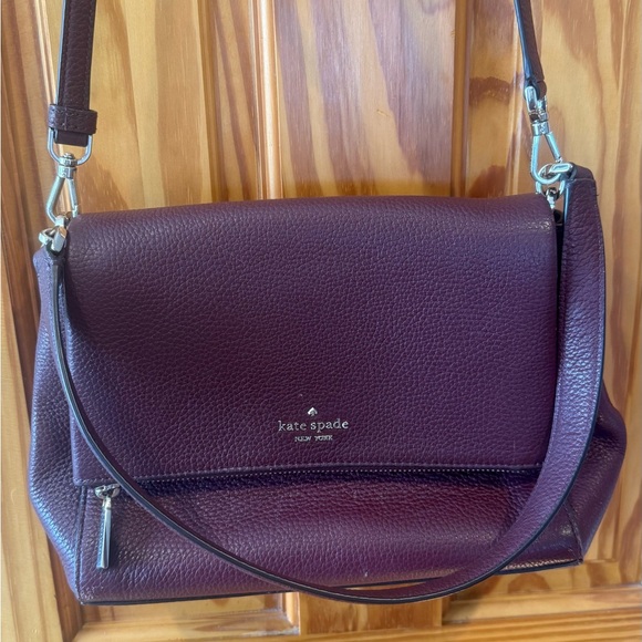 kate spade Handbags - kate spade Plum Leather Crossbody Bag or shoulder bag